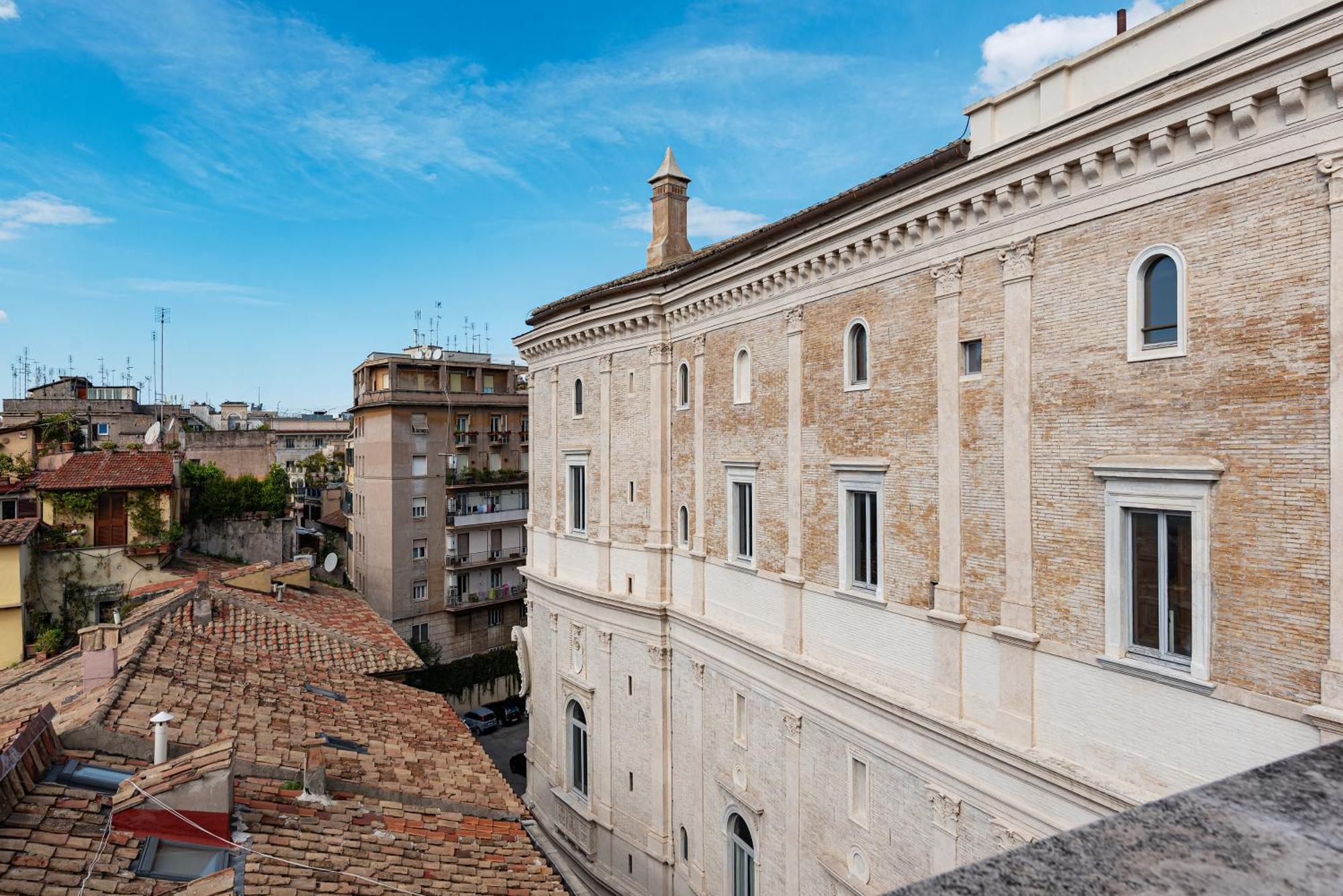 Apartment With Terrace In Via Del Pellegrino - Fromhometoروما المظهر الخارجي الصورة