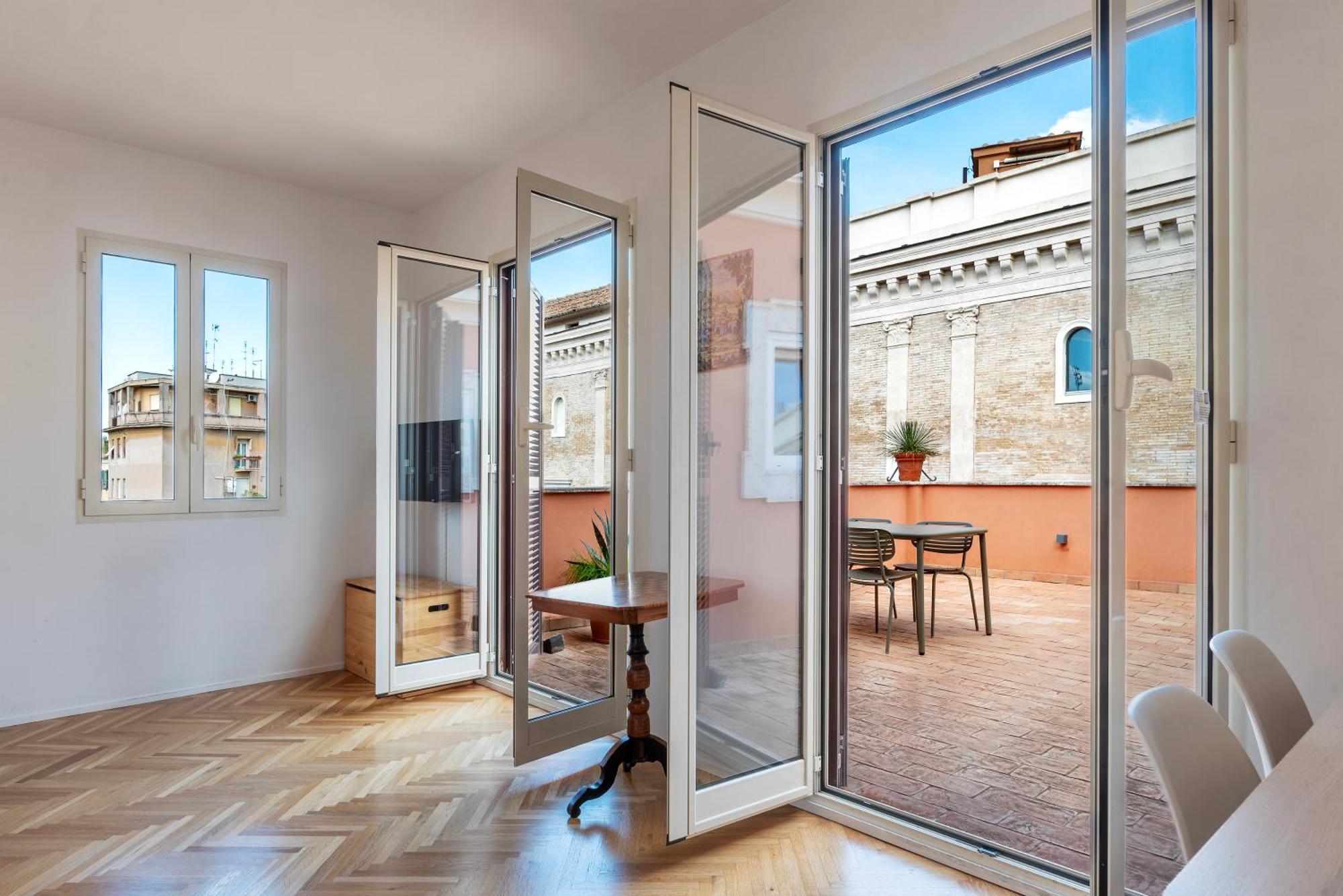 Apartment With Terrace In Via Del Pellegrino - Fromhometoروما المظهر الخارجي الصورة