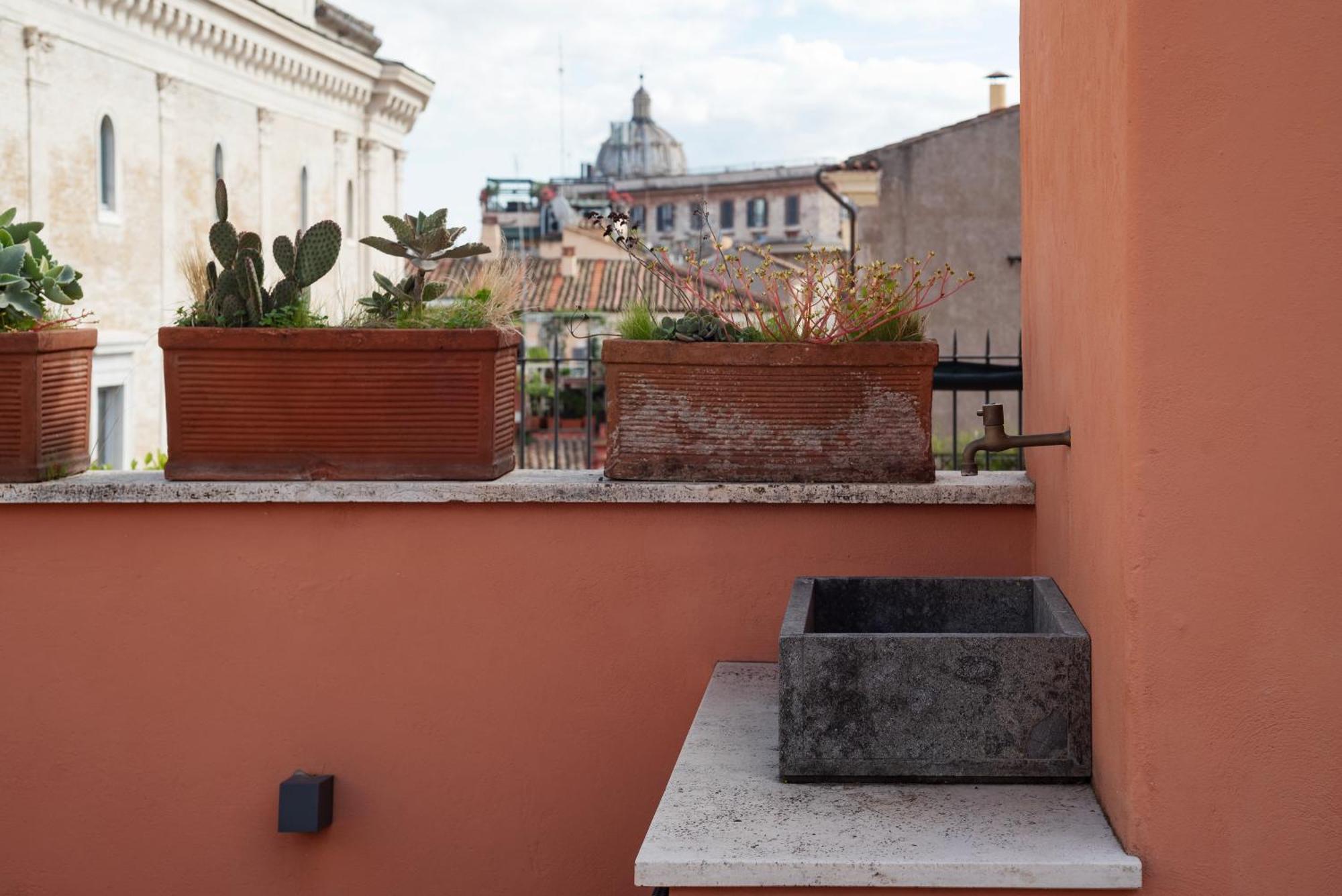 Apartment With Terrace In Via Del Pellegrino - Fromhometoروما المظهر الخارجي الصورة