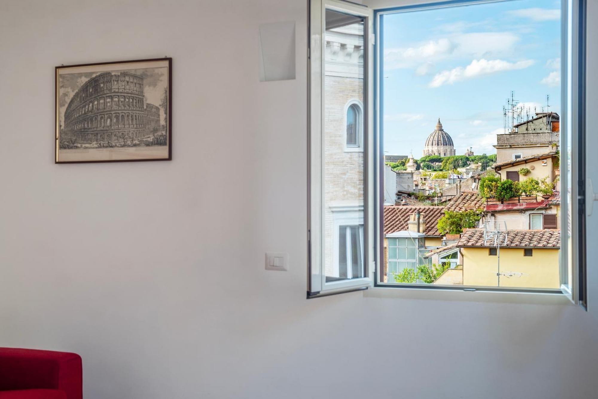Apartment With Terrace In Via Del Pellegrino - Fromhometoروما المظهر الخارجي الصورة