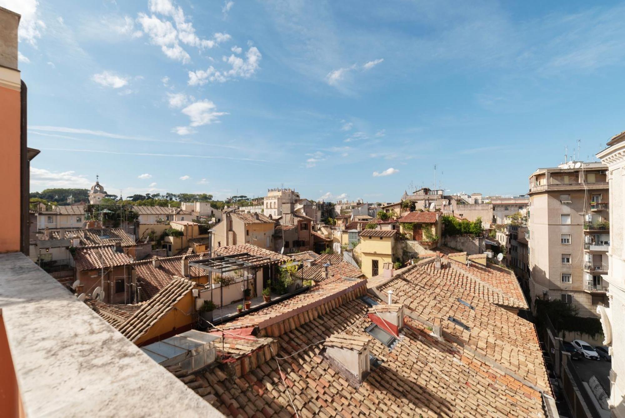 Apartment With Terrace In Via Del Pellegrino - Fromhometoروما المظهر الخارجي الصورة