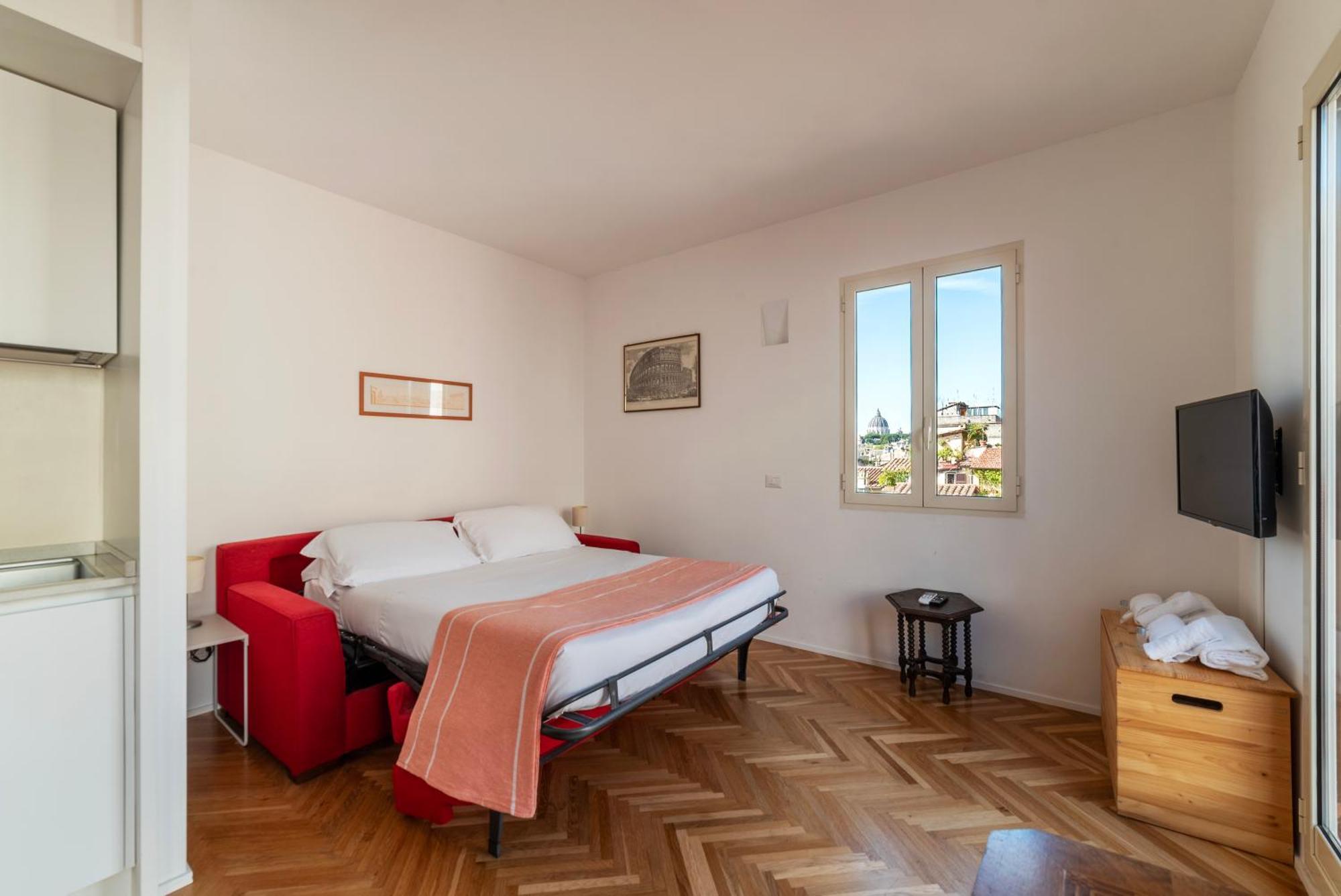 Apartment With Terrace In Via Del Pellegrino - Fromhometoروما المظهر الخارجي الصورة