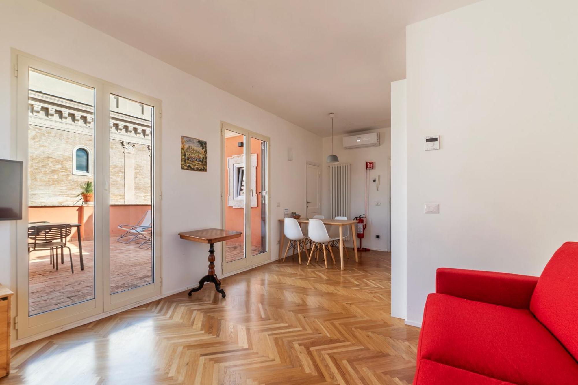 Apartment With Terrace In Via Del Pellegrino - Fromhometoروما المظهر الخارجي الصورة