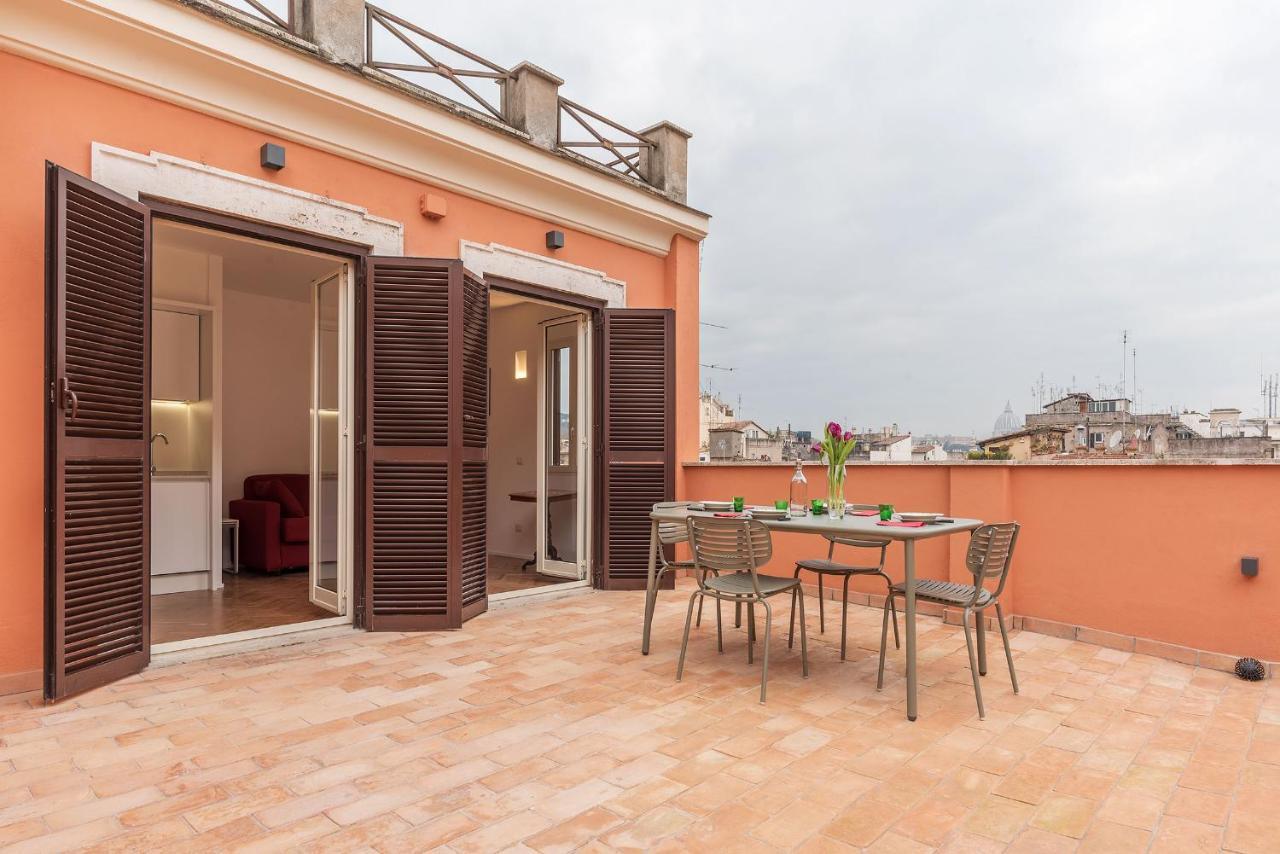 Apartment With Terrace In Via Del Pellegrino - Fromhometoروما المظهر الخارجي الصورة